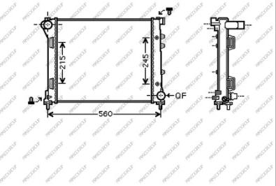 Prasco FT030R003 - Радиатор, охлаждение двигателя avtokuzovplus.com.ua