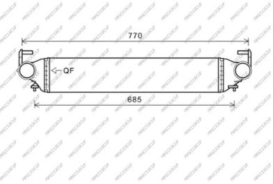 Prasco FT060N001 - Интеркулер autocars.com.ua
