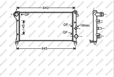 Prasco FT122R007 - Радиатор, охлаждение двигателя avtokuzovplus.com.ua