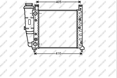 Prasco FT127R009 - Радіатор, охолодження двигуна autocars.com.ua