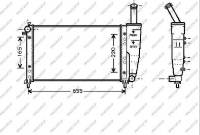 Prasco FT133R006 - Радіатор, охолодження двигуна autocars.com.ua