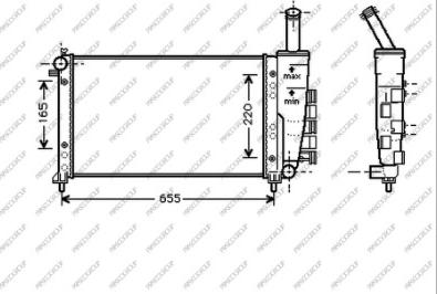 Prasco FT133R007 - Радиатор, охлаждение двигателя avtokuzovplus.com.ua