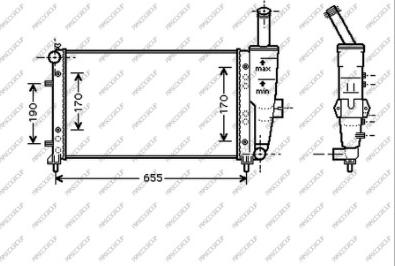 Prasco FT133R009 - Радиатор, охлаждение двигателя avtokuzovplus.com.ua