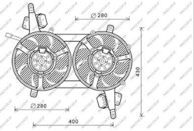 Prasco FT137F003 - Вентилятор, охолодження двигуна autocars.com.ua