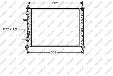 Prasco FT137R013 - Радіатор, охолодження двигуна autocars.com.ua