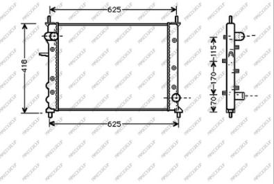 Prasco FT137R021 - Радіатор, охолодження двигуна autocars.com.ua