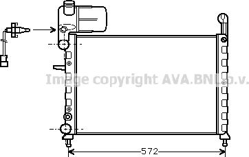 Prasco FT2120 - Радиатор, охлаждение двигателя avtokuzovplus.com.ua