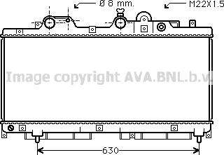 Prasco FT2147 - Радіатор, охолодження двигуна autocars.com.ua