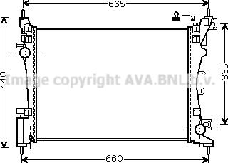 Prasco FTA2318 - Радиатор, охлаждение двигателя avtokuzovplus.com.ua