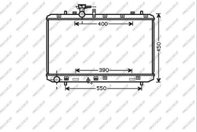 Prasco FT360R001 - Радіатор, охолодження двигуна autocars.com.ua