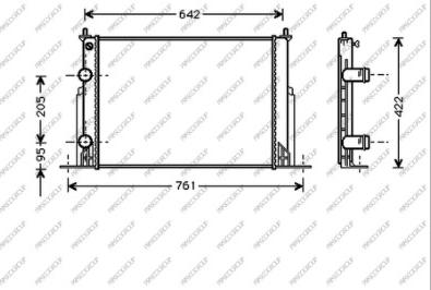 Prasco FT420R002 - Радіатор, охолодження двигуна autocars.com.ua