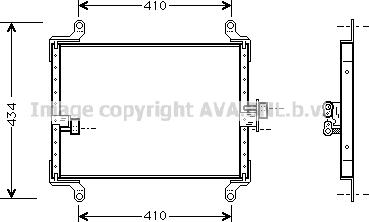 Prasco FT5206 - Конденсатор кондиционера avtokuzovplus.com.ua