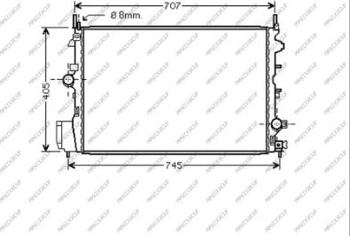 Prasco FT520R007 - Радиатор, охлаждение двигателя avtokuzovplus.com.ua