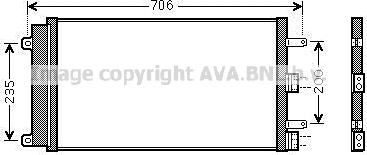 Prasco FT5342D - Конденсатор, кондиціонер autocars.com.ua