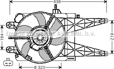 Prasco FT7507 - Вентилятор, охолодження двигуна autocars.com.ua