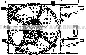 Prasco FT7533 - Вентилятор, охолодження двигуна autocars.com.ua