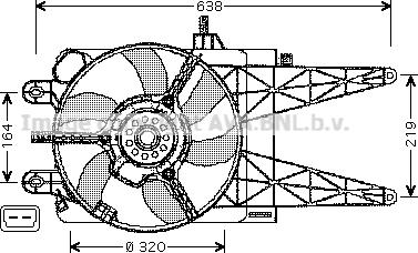 Prasco FT7553 - Вентилятор, охолодження двигуна autocars.com.ua