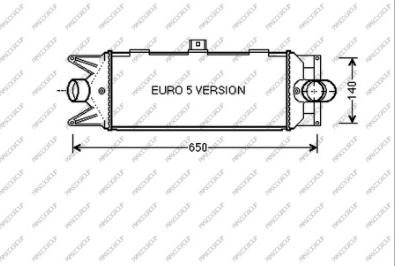 Prasco FT928N002 - Интеркулер autocars.com.ua