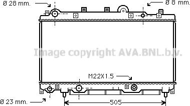 Prasco FTA2181 - Радіатор, охолодження двигуна autocars.com.ua