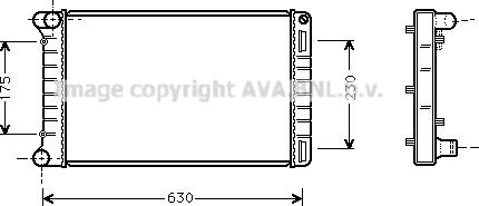 Prasco FTA2210 - Радіатор, охолодження двигуна autocars.com.ua