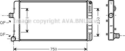 Prasco FTA2211 - Радиатор, охлаждение двигателя autodnr.net