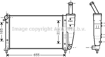 Prasco FTA2218 - Радиатор, охлаждение двигателя avtokuzovplus.com.ua