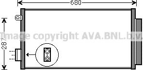 Prasco FTA5411D - Конденсатор, кондиціонер autocars.com.ua