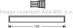 Prasco FTD344 - Осушитель, кондиционер avtokuzovplus.com.ua