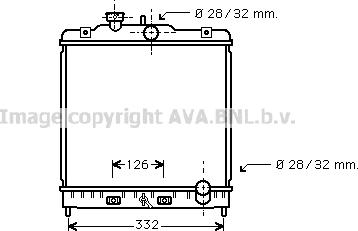 Prasco HD2120 - Радиатор, охлаждение двигателя avtokuzovplus.com.ua