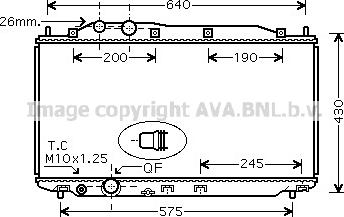 Prasco HD2228 - Радиатор, охлаждение двигателя autodnr.net