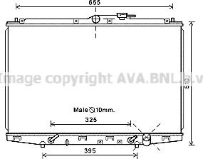 Prasco HD2245 - Радіатор, охолодження двигуна autocars.com.ua