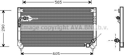 Prasco HD5098 - Конденсатор, кондиціонер autocars.com.ua