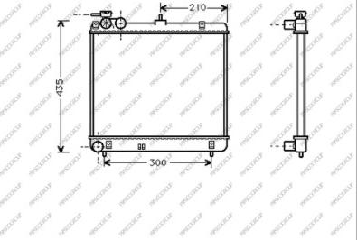 Prasco HN320R001 - Радіатор, охолодження двигуна autocars.com.ua