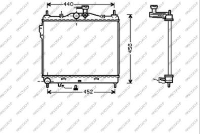 Prasco HN330R003 - Радіатор, охолодження двигуна autocars.com.ua