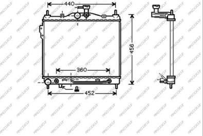 Prasco HN330R004 - Радиатор, охлаждение двигателя avtokuzovplus.com.ua