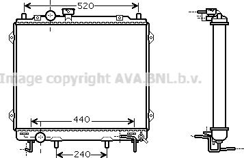 Prasco HY2115 - Радиатор, охлаждение двигателя avtokuzovplus.com.ua