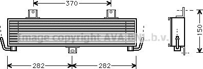 Prasco HY3028 - Масляный радиатор, двигательное масло avtokuzovplus.com.ua