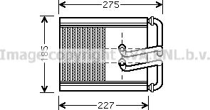 Prasco HY6169 - Теплообменник, отопление салона autodnr.net