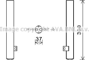 Prasco HYD334 - Осушувач, кондиціонер autocars.com.ua