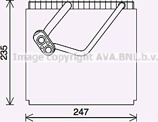 Prasco HYV466 - Испаритель, кондиционер avtokuzovplus.com.ua