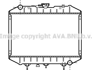 Prasco IS2017 - Радіатор, охолодження двигуна autocars.com.ua