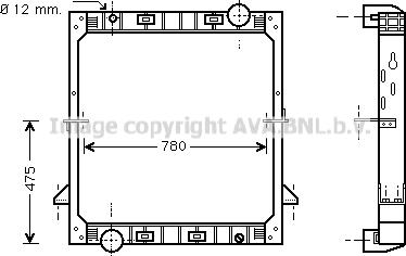 Prasco IV2040 - Радиатор, охлаждение двигателя autodnr.net