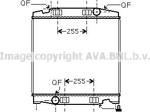 Prasco IV2068 - Радиатор, охлаждение двигателя avtokuzovplus.com.ua