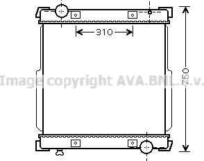 Prasco IV2088 - Радиатор, охлаждение двигателя avtokuzovplus.com.ua