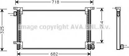 Prasco IV5044 - Конденсатор кондиционера avtokuzovplus.com.ua