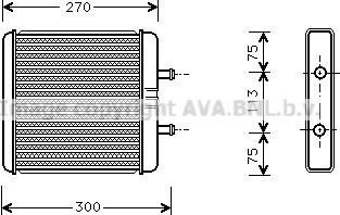 Prasco IV6048 - Теплообменник, отопление салона autodnr.net