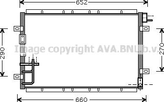 Prasco KA5030 - Конденсатор кондиционера avtokuzovplus.com.ua