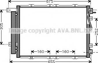 Prasco KA5091 - Конденсатор кондиционера avtokuzovplus.com.ua