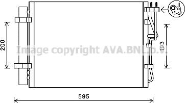 Prasco KA5198D - Конденсатор, кондиціонер autocars.com.ua