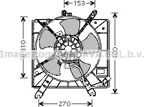 Prasco KA7505 - Вентилятор, охлаждение двигателя autodnr.net